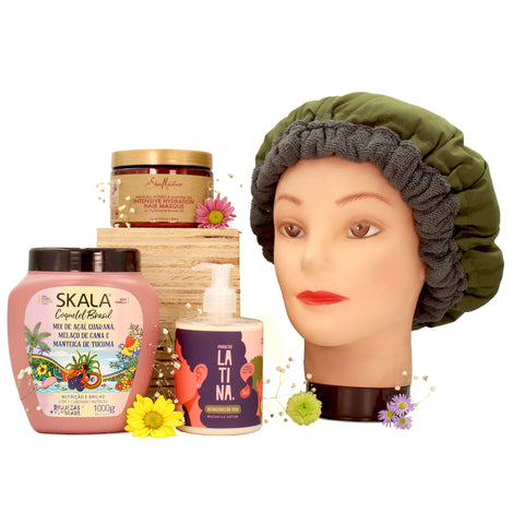 Mascarillas y complementos.