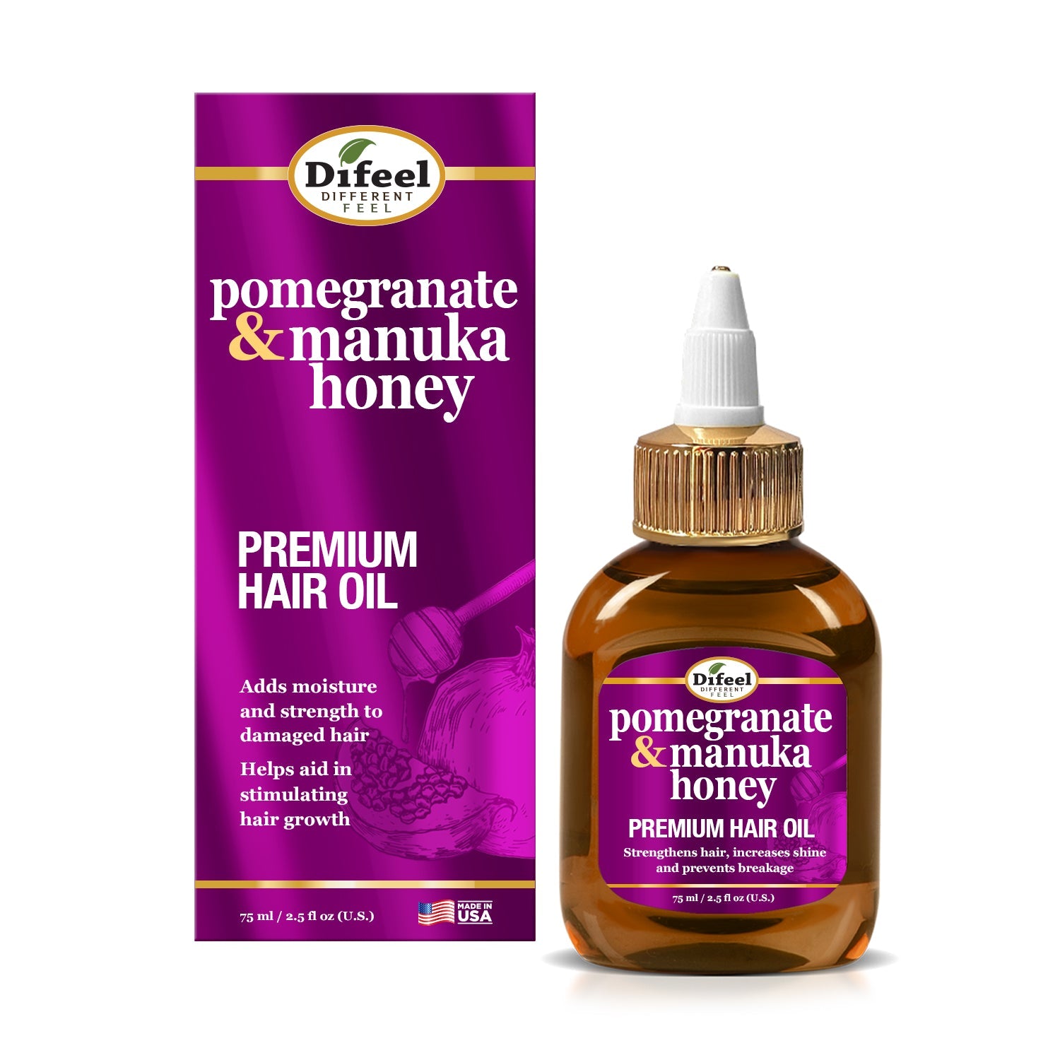 Aceite de granada y miel de manuka