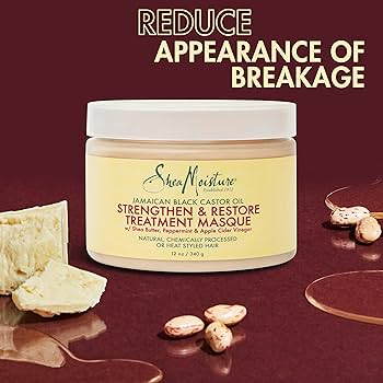 Mascarilla de Reparación Sheamoisture de Aceite de Ricino Negro Jamaiquino
