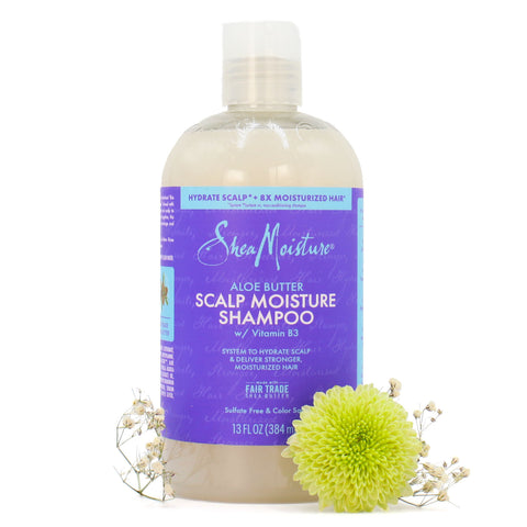 ✨SHAMPOO PARA HUMECTAR CUERO CABELLUDO CON MANTEQUILLA DE ALOE VERA SHEAMOISTURE ✨