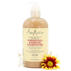 ACONDICIONADOR SHEAMOISTURE JAMAICAN BLACK CASTOR OIL ¡FORTALECE Y RESTAURA!✨