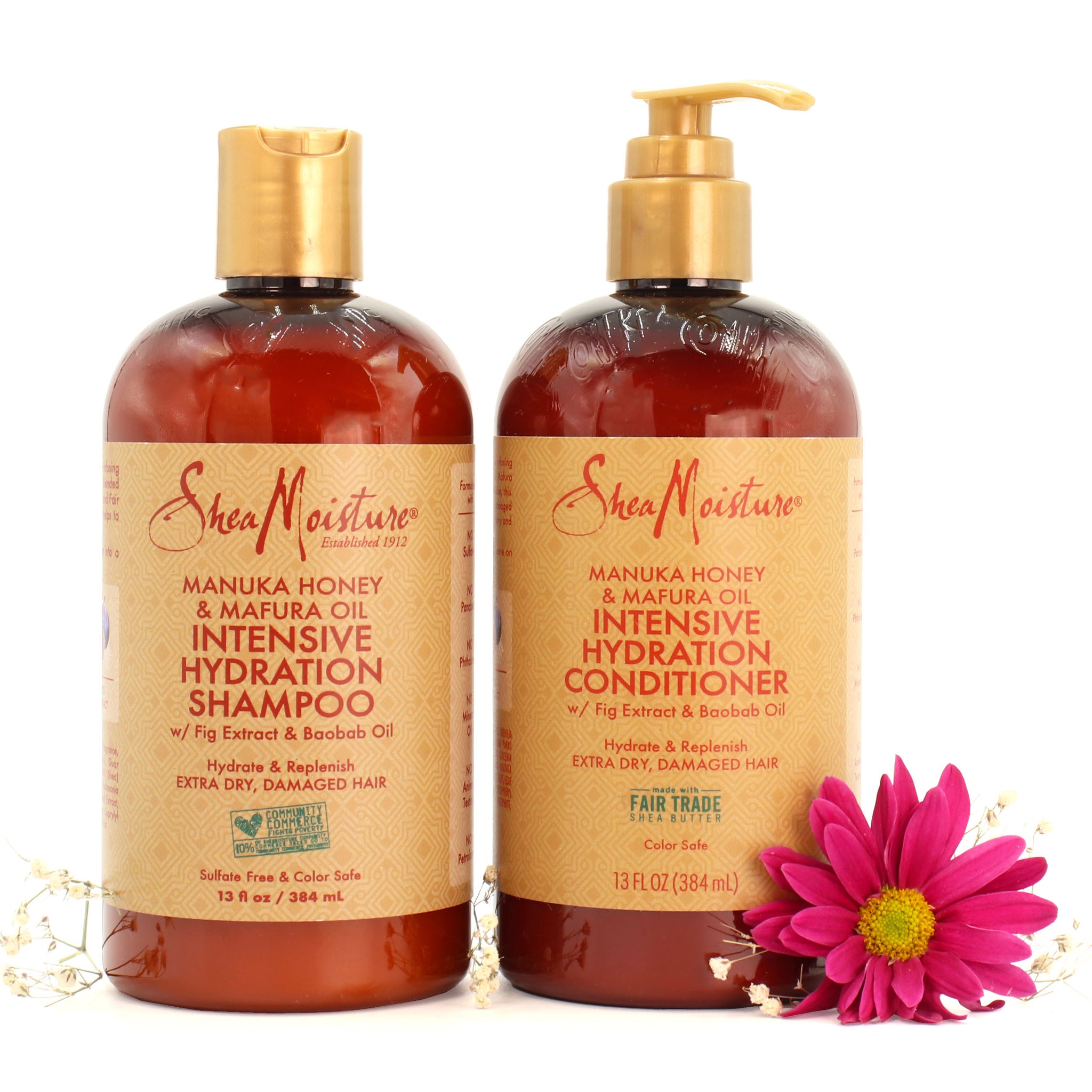 SHAMPOO Y ACONDICIONADOR DE MIEL DE MANUKA Y ACEITE DE MAFURA DE SHEAMOISTURE