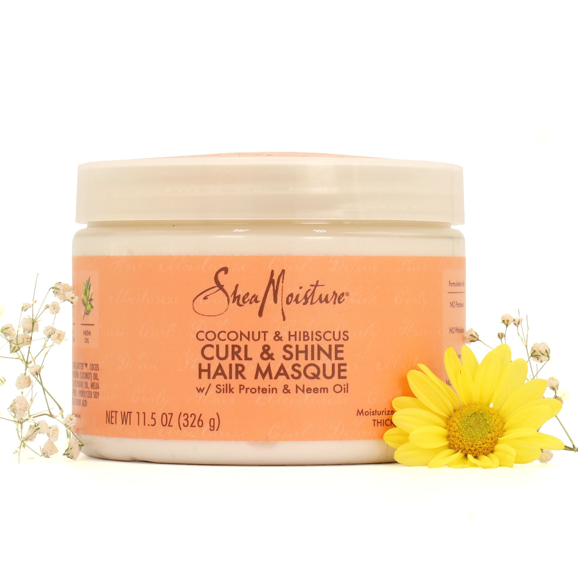 SheaMoisture Shine Hair Products - Coconut & Hibiscus Curl & Shine Hair Masque