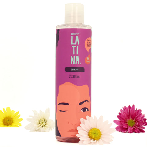 SHAMPOO LATINA CON ACEITE DE SEMILLA DE UVA