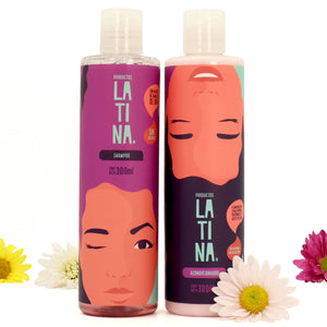 ✨ DÚO SHAMPOO Y ACONDICIONADOR ACEITE DE SEMILLA DE UVA LATINA ✨