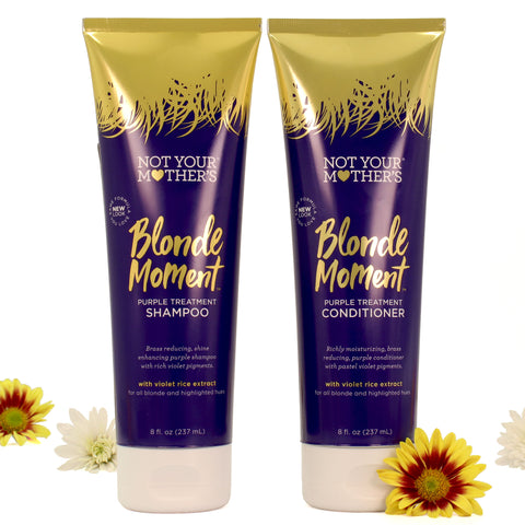 ✨ BLONDE MOMENT SHAMPOO SUAVE Y ACONDICIONADOR PARA CABELLO DECOLORADO✨