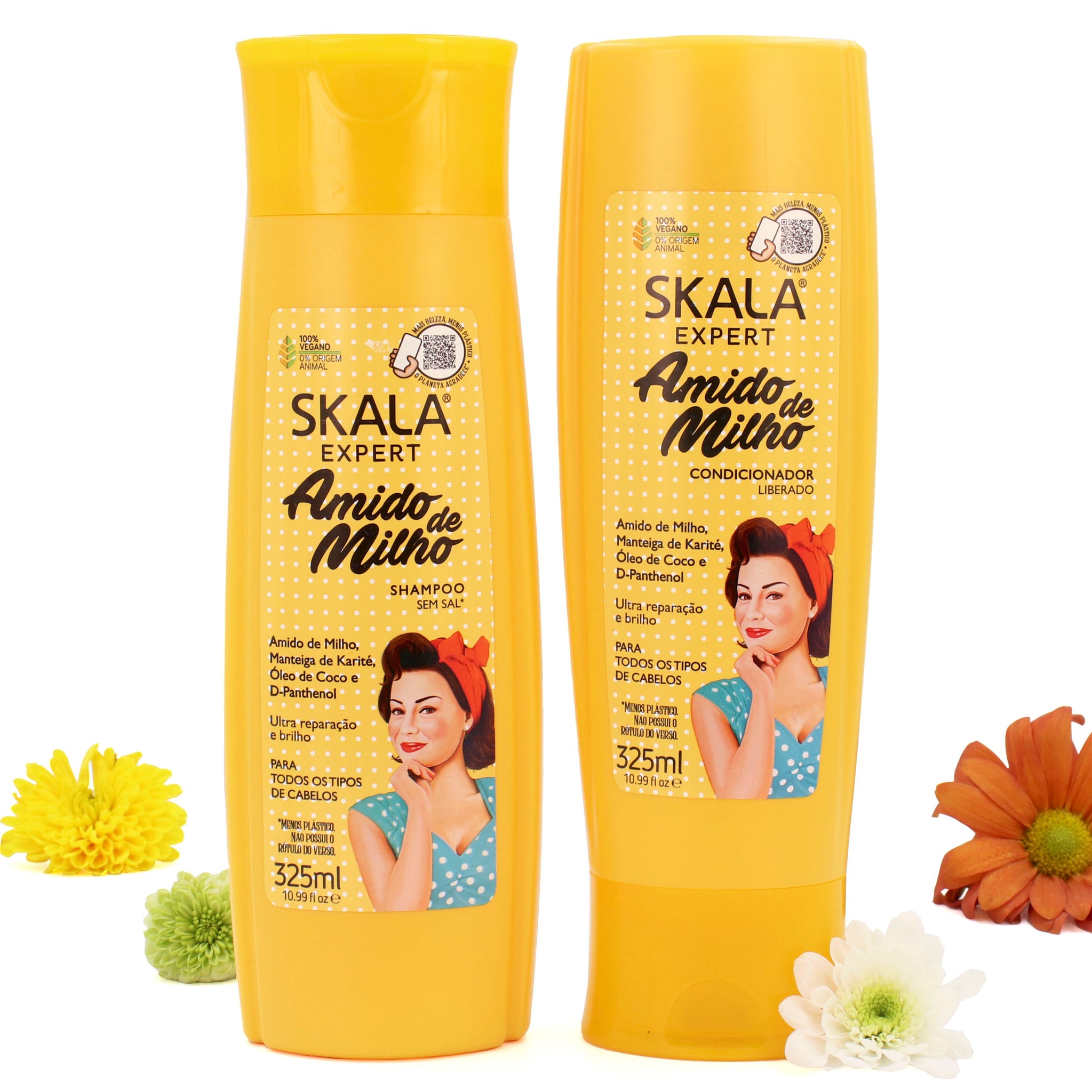 ✨ SHAMPOO Y ACONDICIONADOR ALMIDON DE MAÍZ SKALA ✨