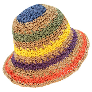 ✨ SOMBRERO DE YUTE DE COLORES GRANDE  ✨