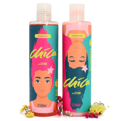 SHAMPOO Y ACONDICIONADOR CHICA LATINA