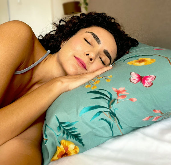 PACK DE 2 FUNDAS DE SEDA ESTAMPADAS TAMAÑO ESTANDAR